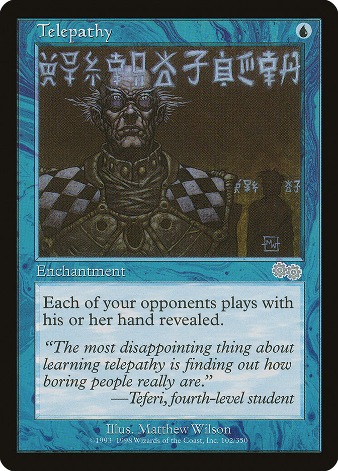 Telepathy [Urza's Saga] | Webway Games