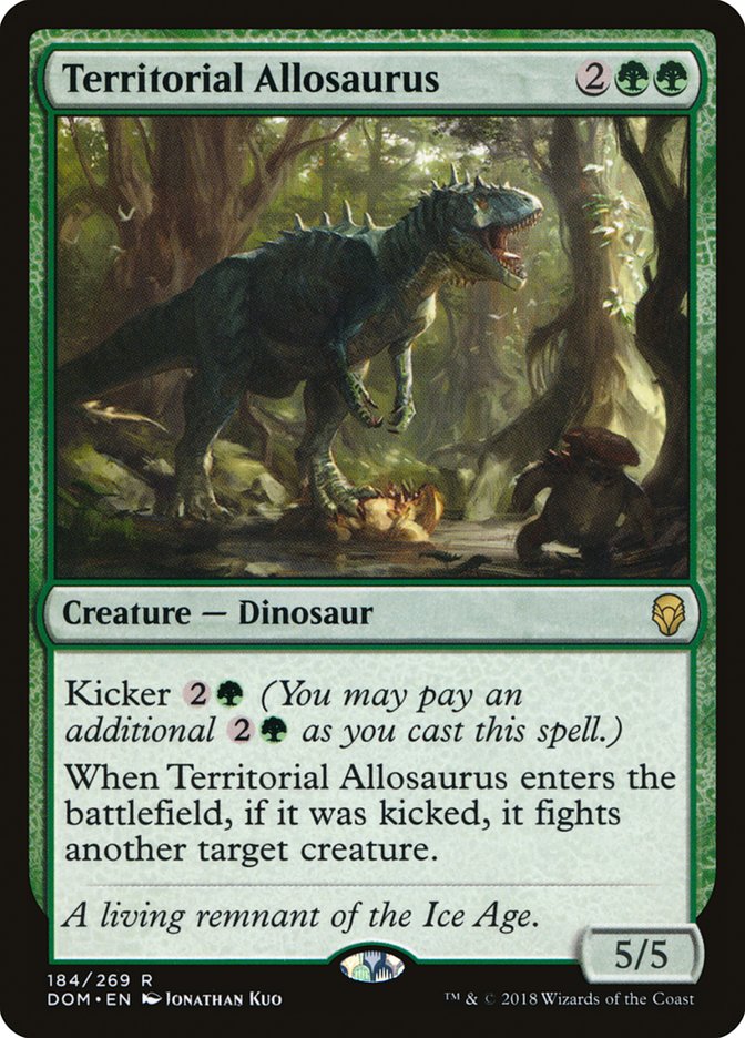 Territorial Allosaurus [Dominaria] | Webway Games