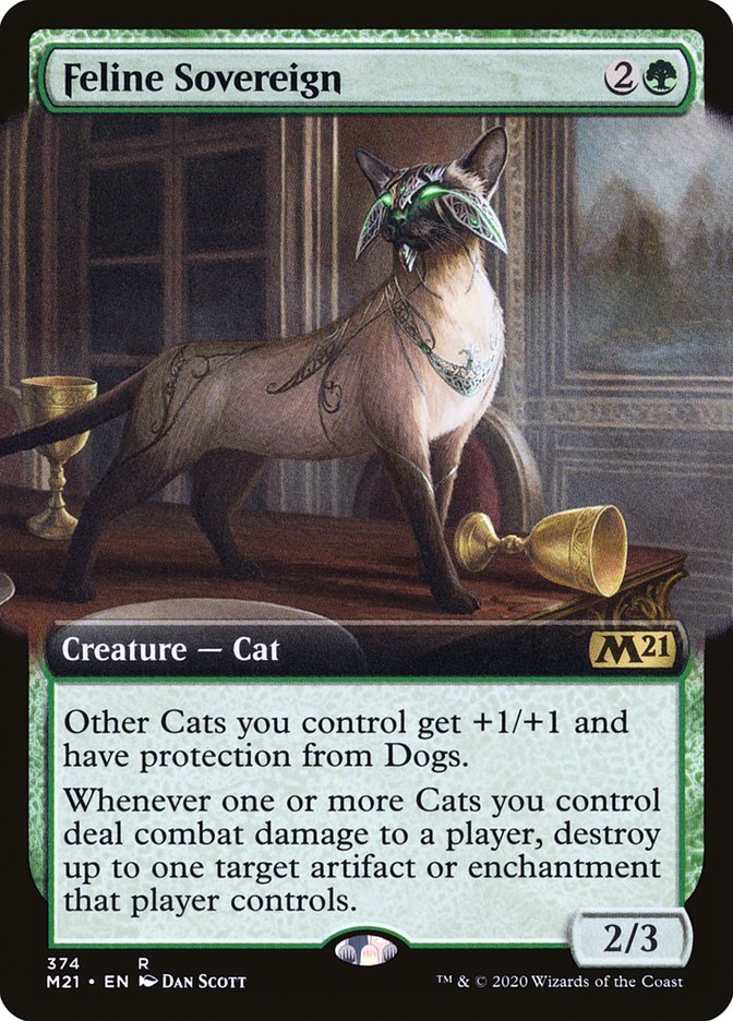 Feline Sovereign (Extended Art) [Core Set 2021] | Webway Games