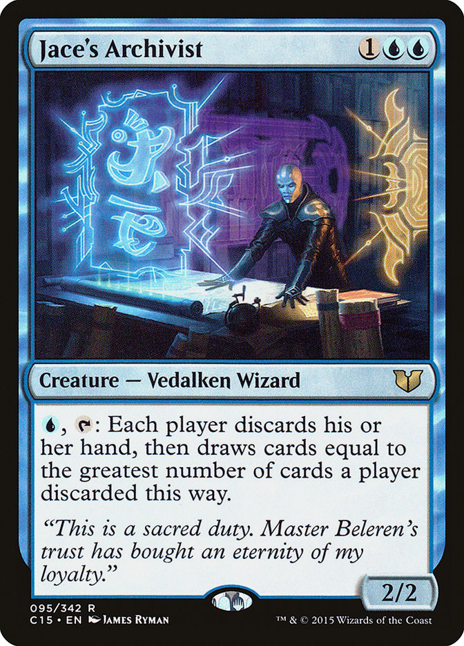 Jace's Archivist [Commander 2015] | Webway Games