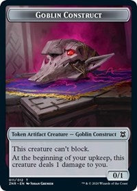 Goblin Construct // Kor Warrior Double-sided Token [Zendikar Rising Tokens] | Webway Games