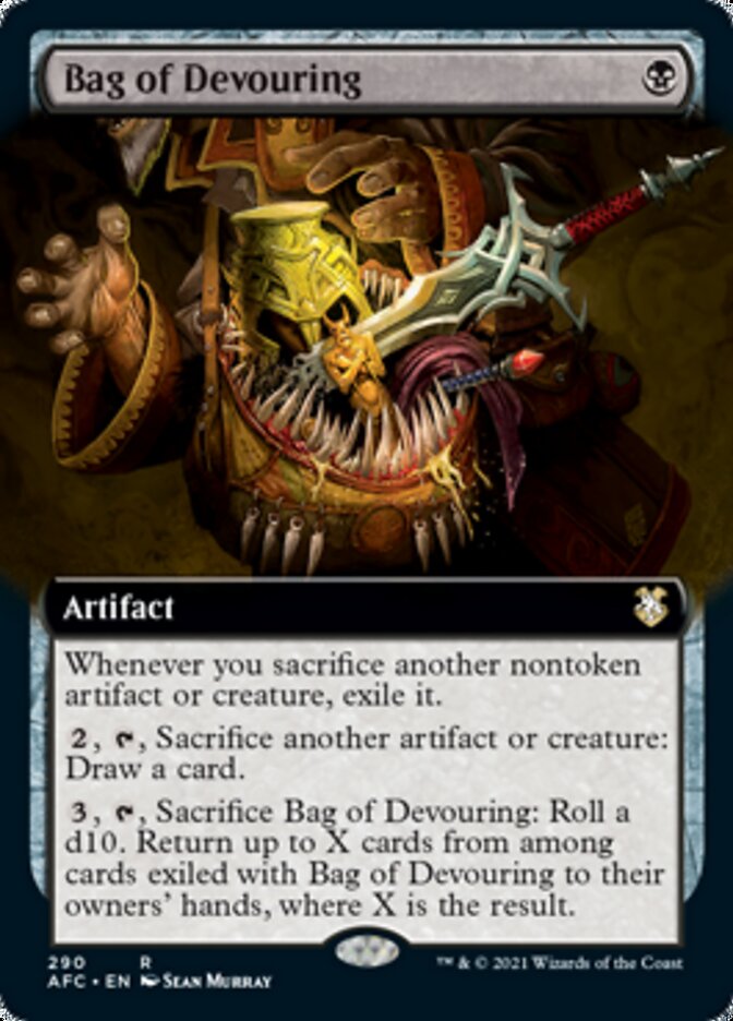 Bag of Devouring (Extended) [Dungeons & Dragons: Adventures in the Forgotten Realms Commander] | Webway Games