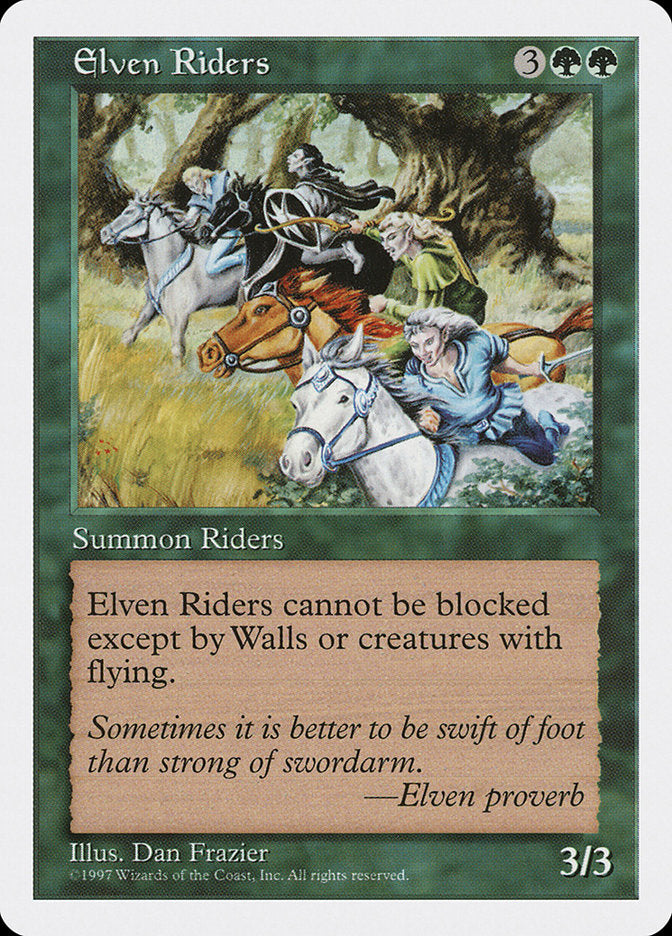 Elven Riders [Fifth Edition] | Webway Games