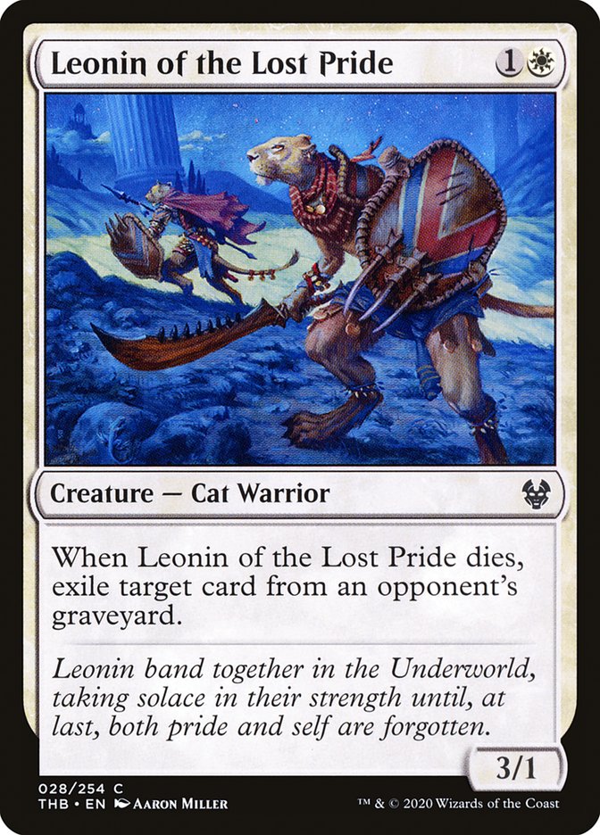 Leonin of the Lost Pride [Theros Beyond Death] | Webway Games