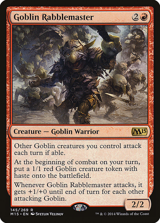 Goblin Rabblemaster [Magic 2015] | Webway Games