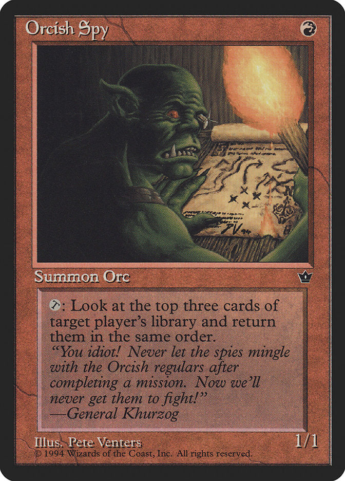 Orcish Spy (Pete Venters) [Fallen Empires] | Webway Games