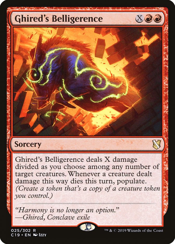 Ghired's Belligerence [Commander 2019] | Webway Games