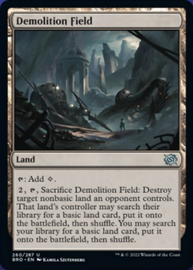 Demolition Field [The Brothers' War] | Webway Games