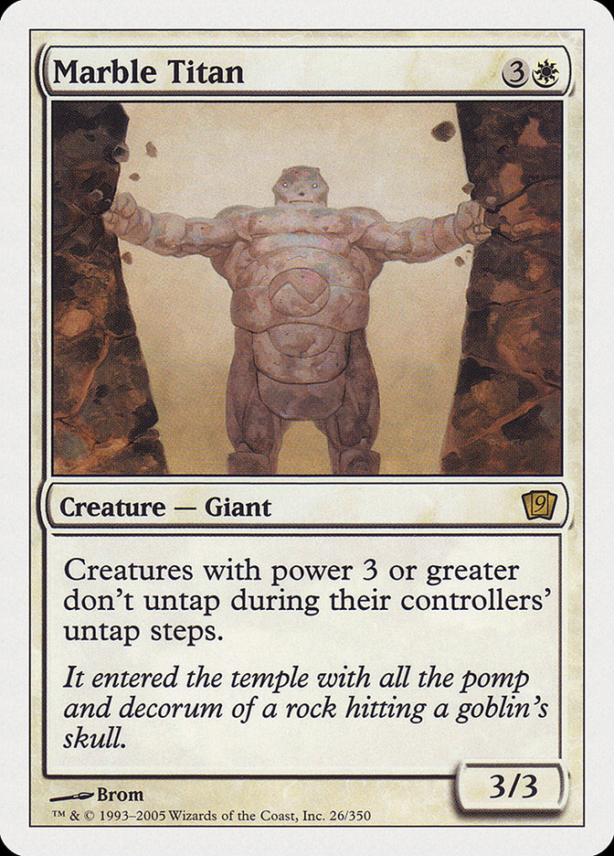 Marble Titan [Ninth Edition] | Webway Games