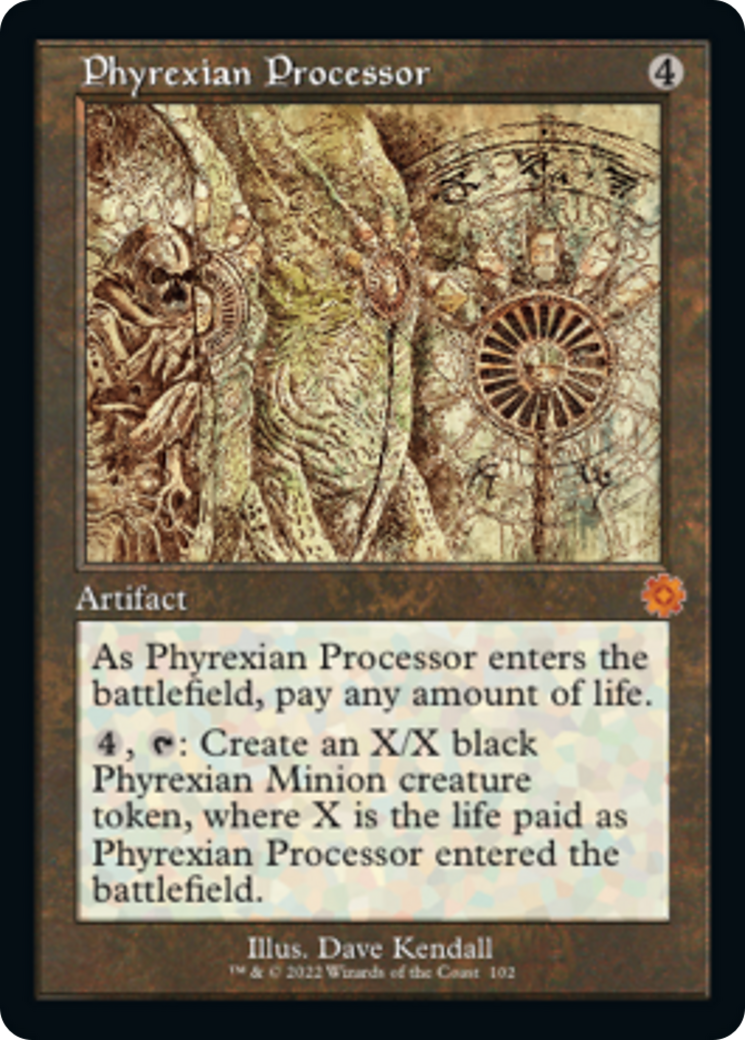 Phyrexian Processor (Retro Schematic) [The Brothers' War Retro Artifacts] | Webway Games