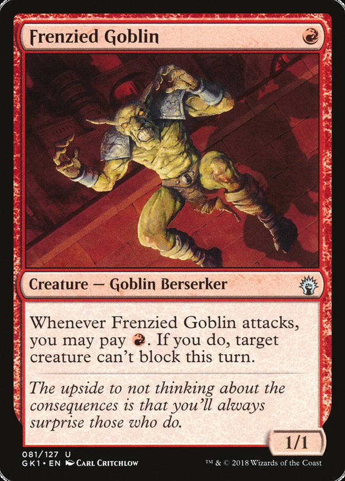 Frenzied Goblin [GRN Guild Kit] | Webway Games