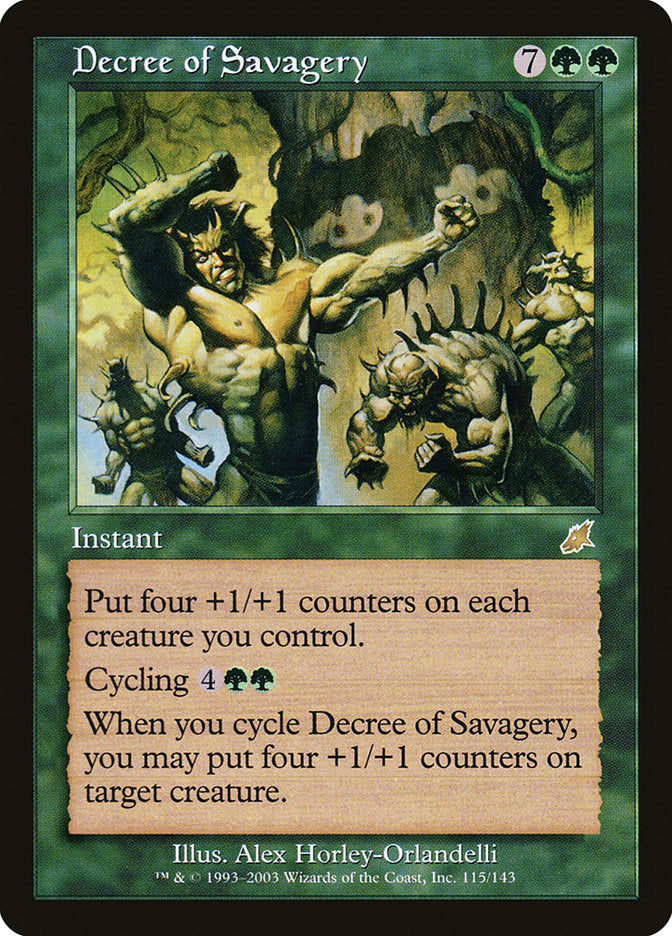 Decree of Savagery [Scourge] | Webway Games