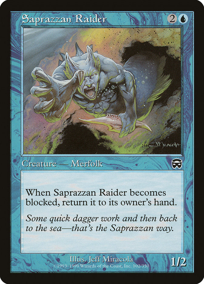 Saprazzan Raider [Mercadian Masques] | Webway Games