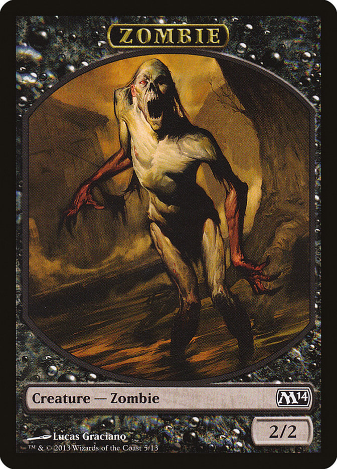 Zombie [Magic 2014 Tokens] | Webway Games