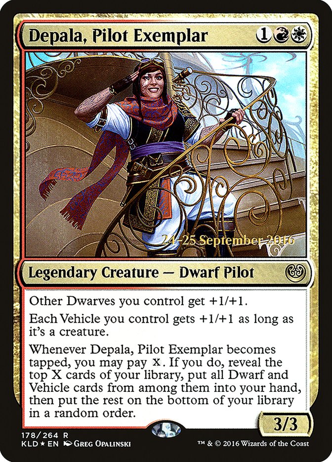Depala, Pilot Exemplar  (Prerelease) [Kaladesh Prerelease Promos] | Webway Games