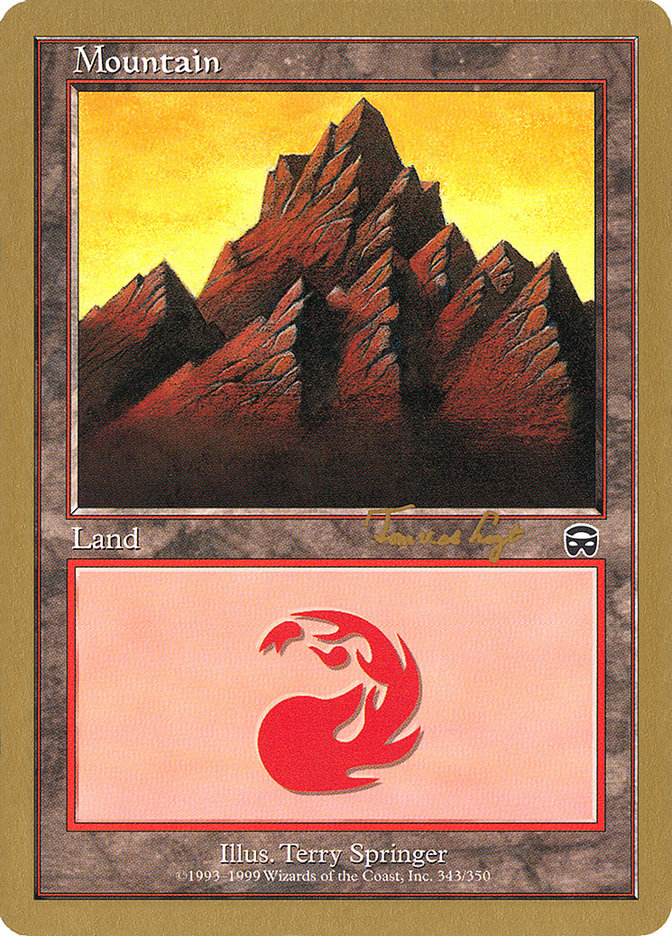 Mountain (343) (Tom van de Logt) [World Championship Decks 2001] | Webway Games