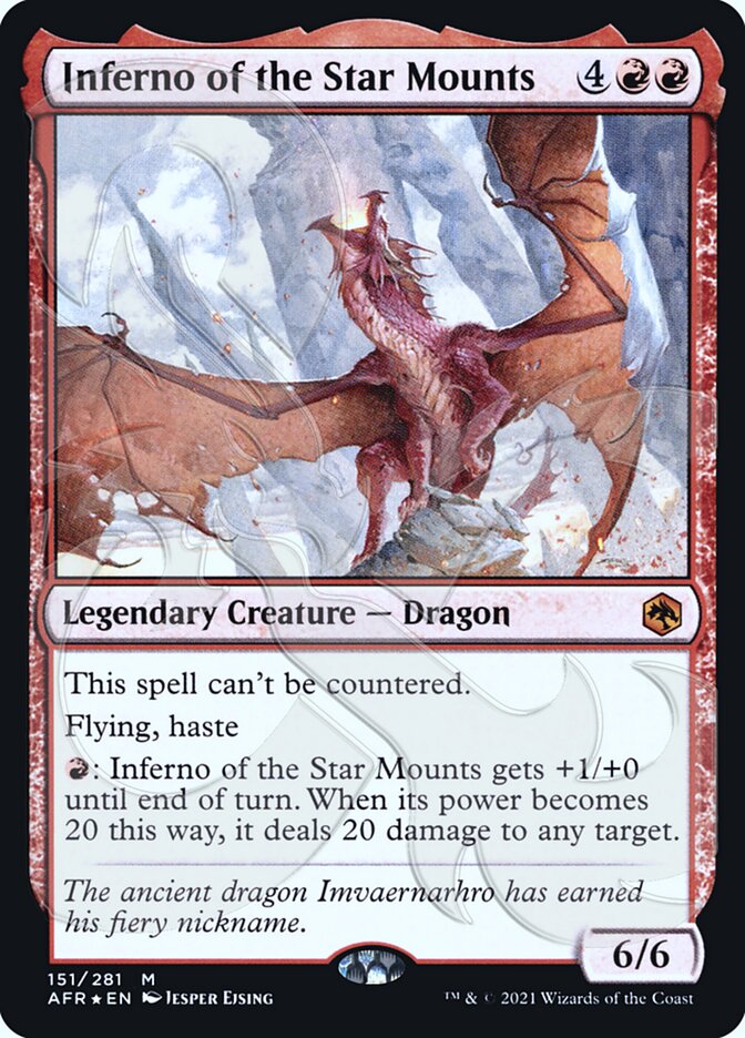 Inferno of the Star Mounts (Ampersand Promo) [Dungeons & Dragons: Adventures in the Forgotten Realms Promos] | Webway Games