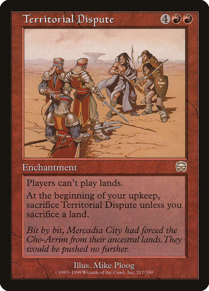 Territorial Dispute [Mercadian Masques] | Webway Games