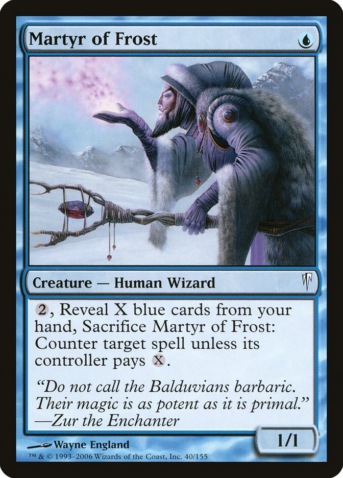 Martyr of Frost [Coldsnap] | Webway Games