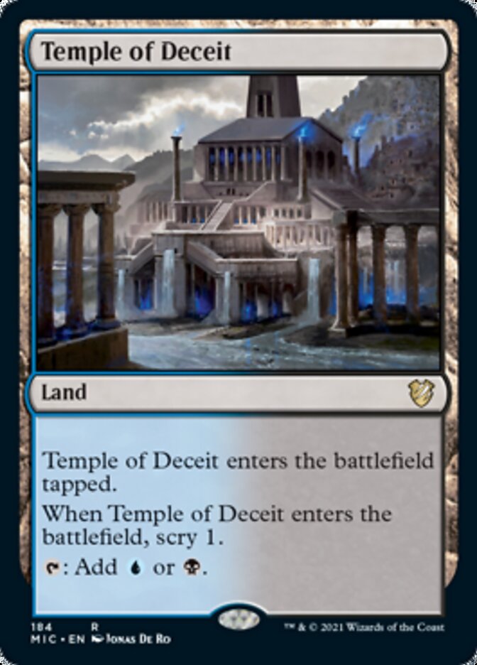 Temple of Deceit [Innistrad: Midnight Hunt Commander] | Webway Games