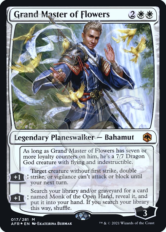 Grand Master of Flowers (Ampersand Promo) [Dungeons & Dragons: Adventures in the Forgotten Realms Promos] | Webway Games