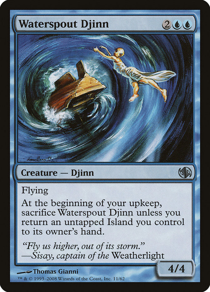 Waterspout Djinn [Duel Decks: Jace vs. Chandra] | Webway Games