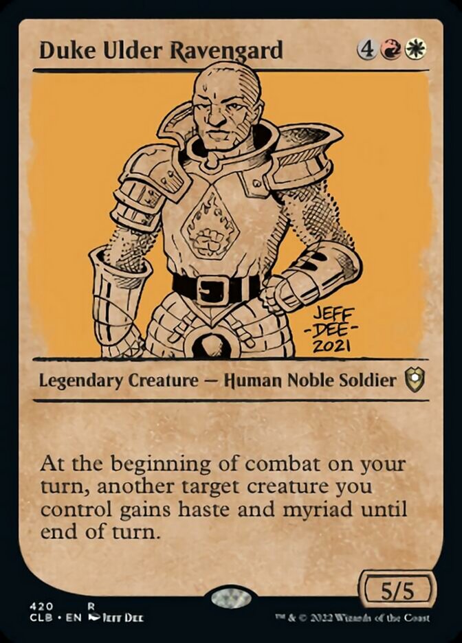 Duke Ulder Ravengard (Showcase) [Commander Legends: Battle for Baldur's Gate] | Webway Games