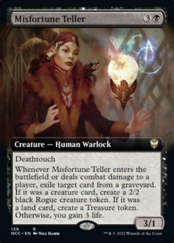 Misfortune Teller (Extended Art) [Streets of New Capenna Commander] | Webway Games