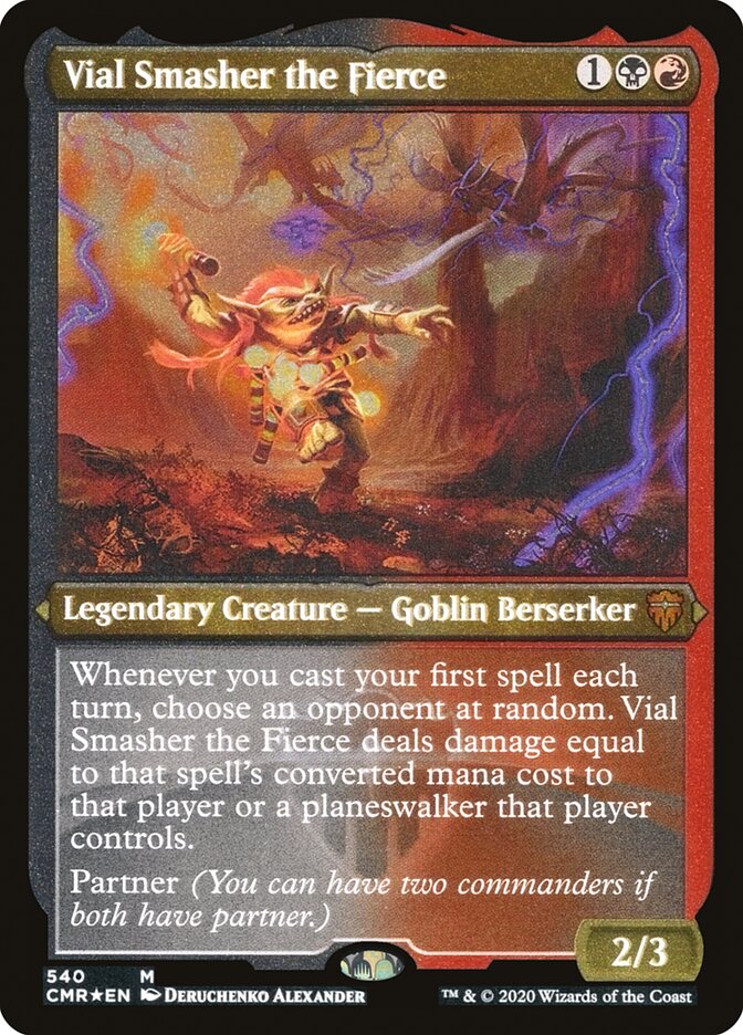 Vial Smasher the Fierce [Commander Legends Etched] | Webway Games