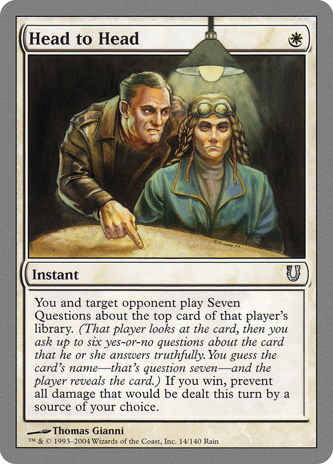 Head to Head [Unhinged] | Webway Games