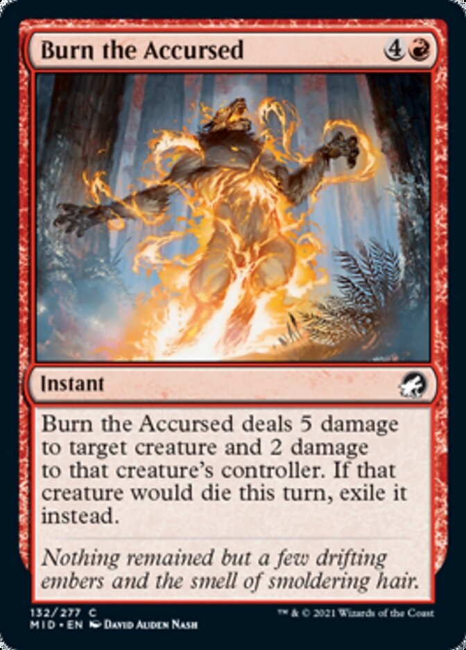 Burn the Accursed [Innistrad: Midnight Hunt] | Webway Games