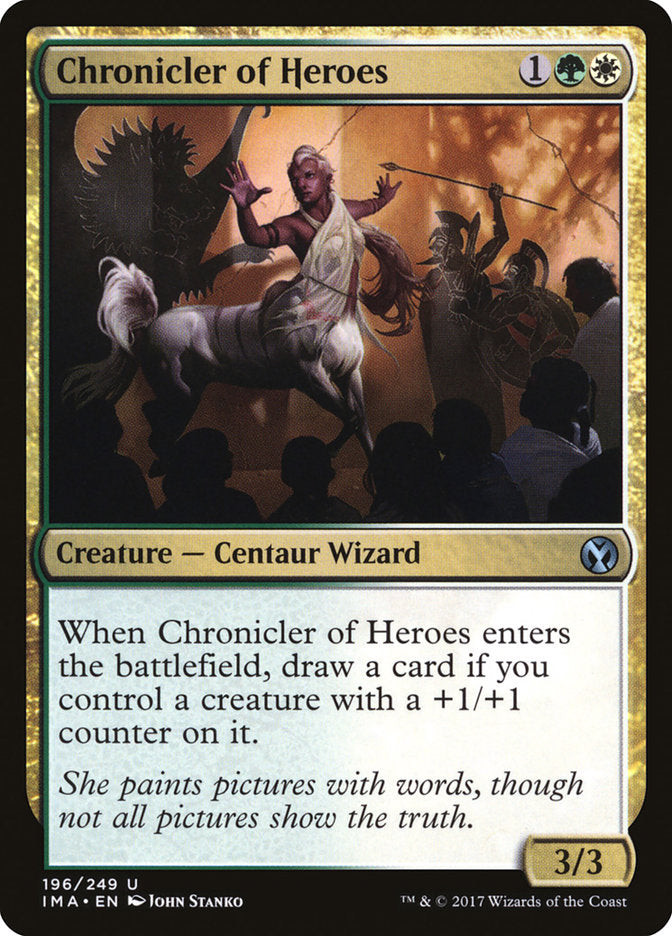 Chronicler of Heroes [Iconic Masters] | Webway Games
