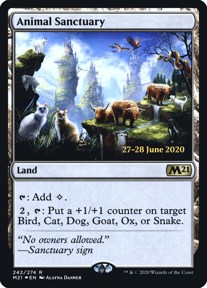 Animal Sanctuary  [Core Set 2021 Prerelease Promos] | Webway Games