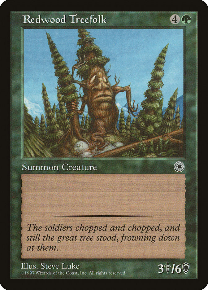 Redwood Treefolk [Portal] | Webway Games