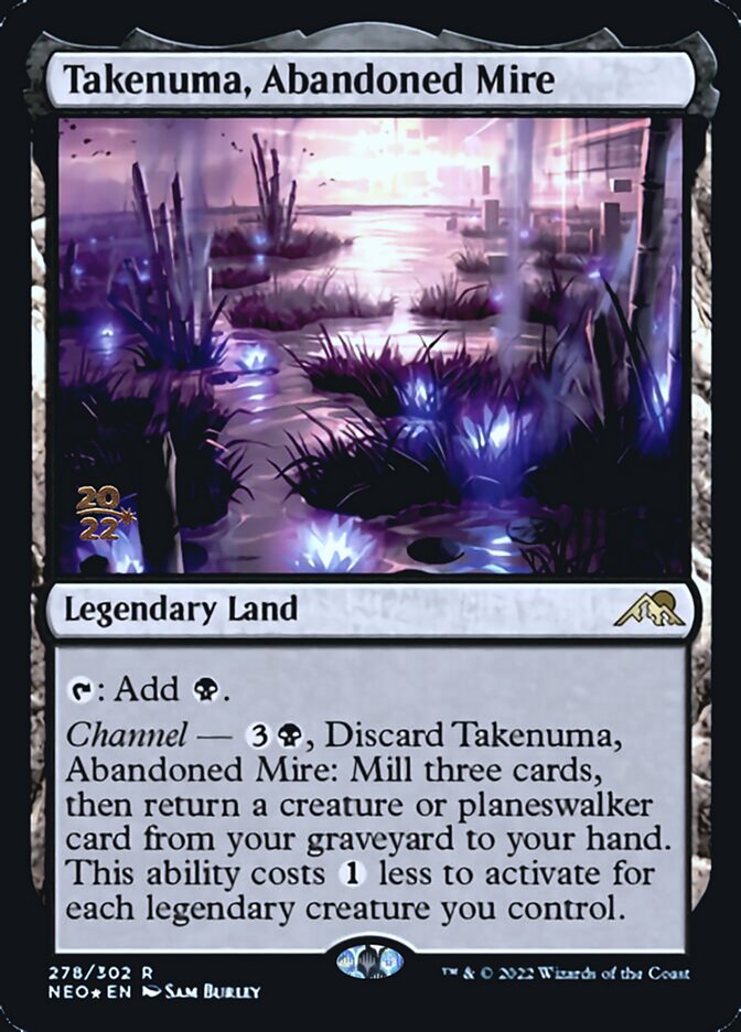 Takenuma, Abandoned Mire [Kamigawa: Neon Dynasty Prerelease Promos] | Webway Games