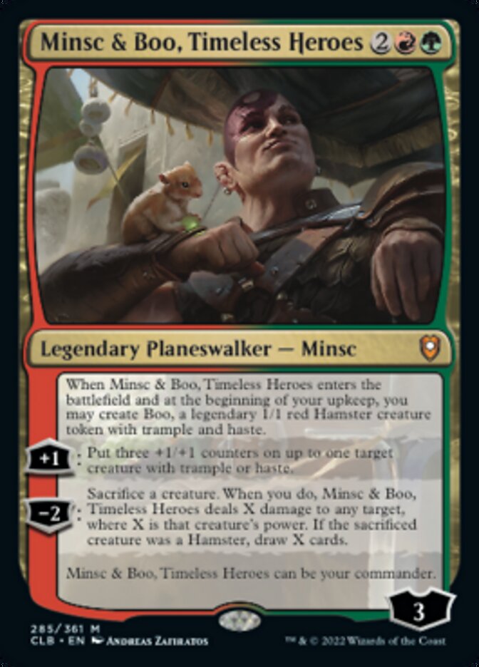 Minsc & Boo, Timeless Heroes [Commander Legends: Battle for Baldur's Gate] | Webway Games