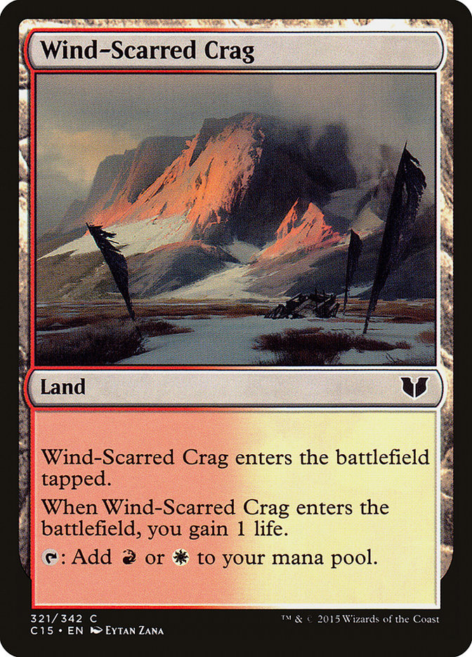 Wind-Scarred Crag [Commander 2015] | Webway Games