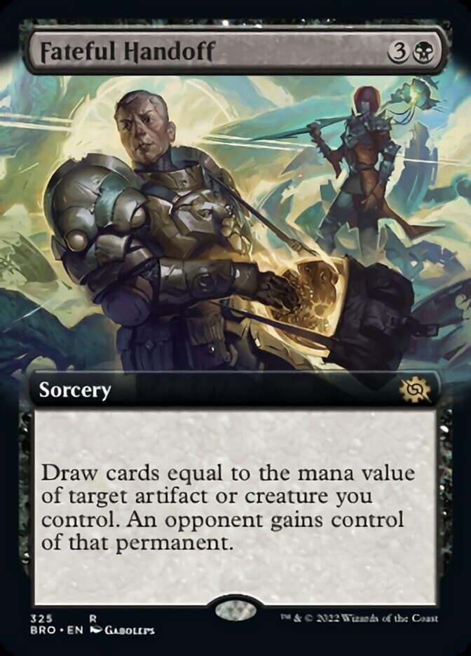 Fateful Handoff (Extended Art) [The Brothers' War] | Webway Games