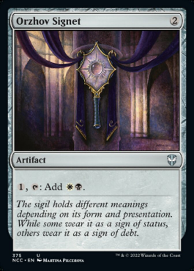 Orzhov Signet [Streets of New Capenna Commander] | Webway Games