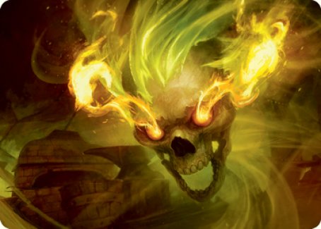 Flameskull Art Card [Dungeons & Dragons: Adventures in the Forgotten Realms Art Series] | Webway Games
