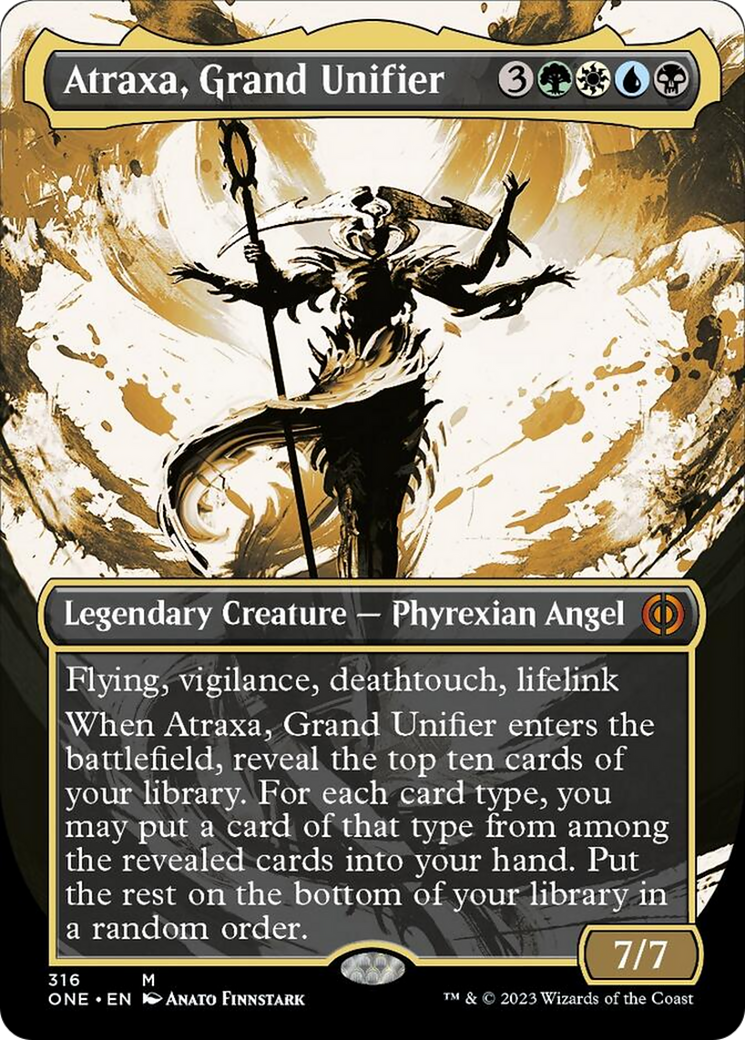 Atraxa, Grand Unifier (Borderless Ichor) [Phyrexia: All Will Be One] | Webway Games