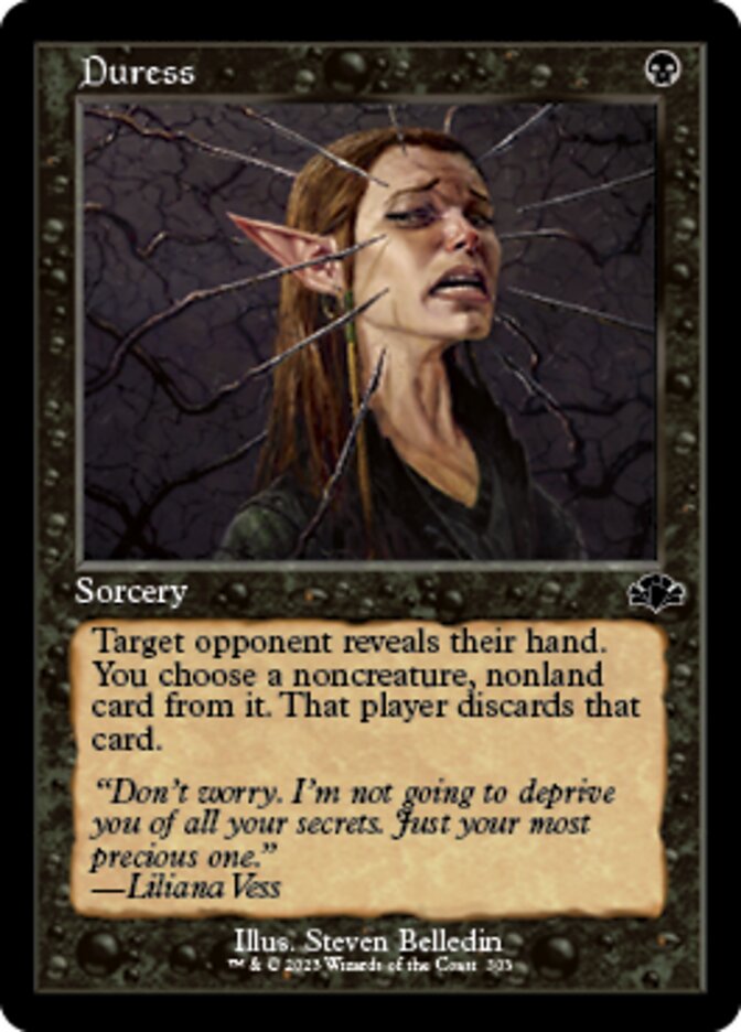 Duress (Retro) [Dominaria Remastered] | Webway Games