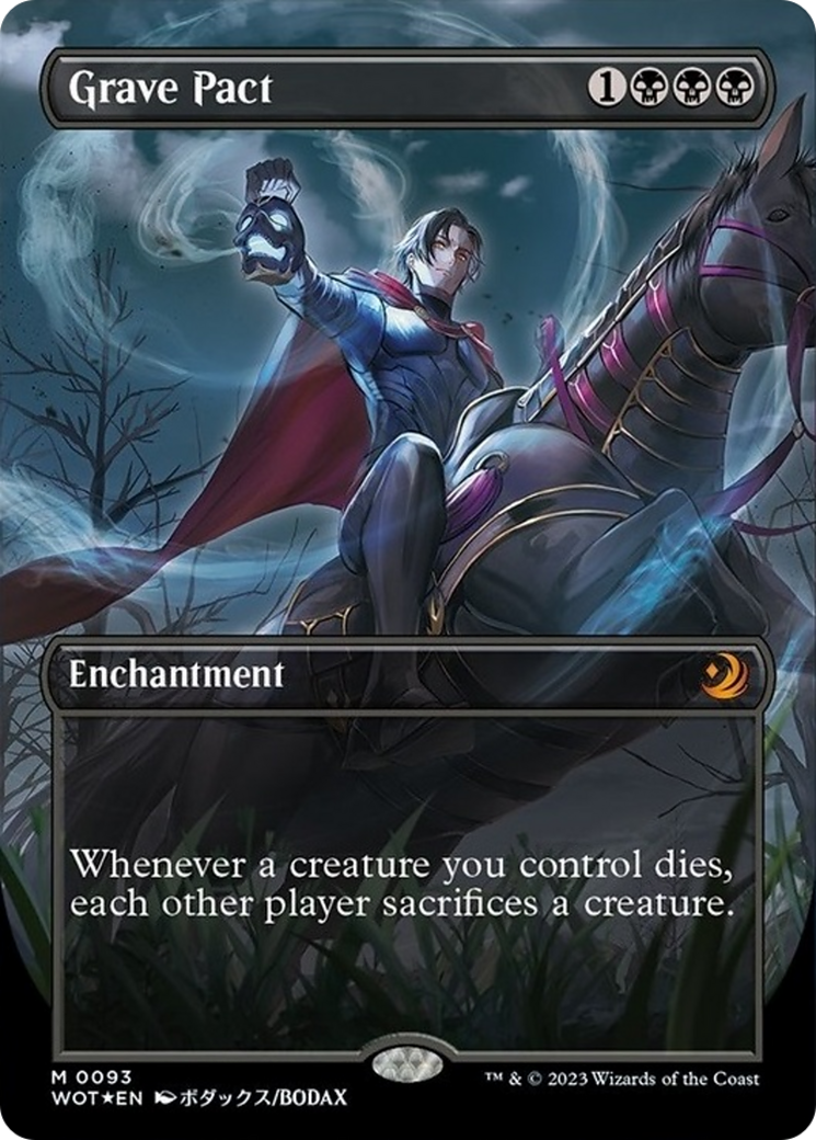 Grave Pact (Anime Borderless) (Confetti Foil) [Wilds of Eldraine: Enchanting Tales] | Webway Games