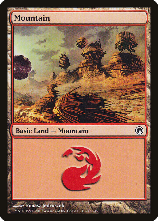 Mountain (#245) [Scars of Mirrodin] | Webway Games
