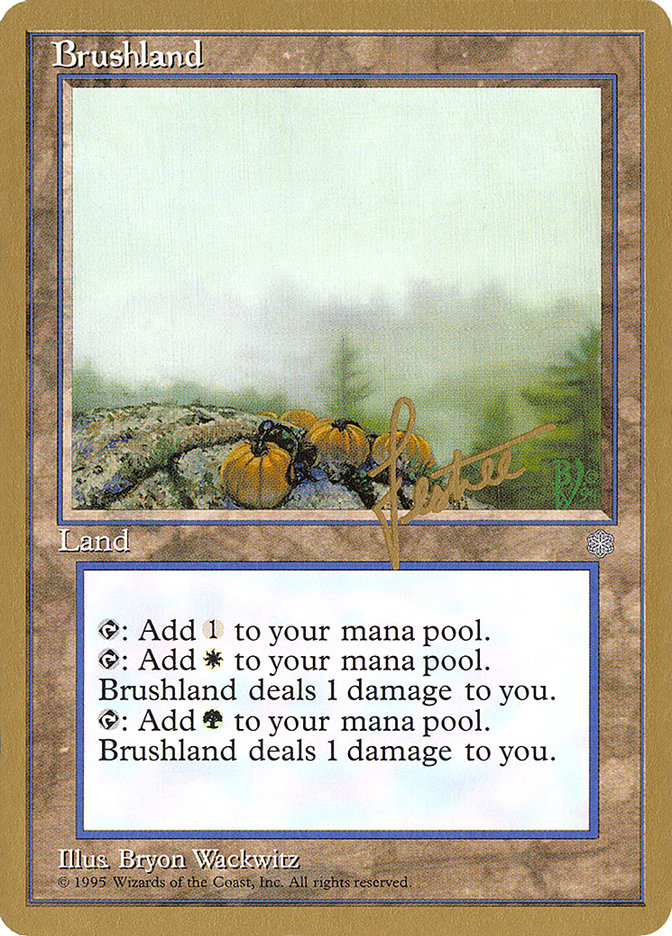 Brushland (Bertrand Lestree) [Pro Tour Collector Set] | Webway Games