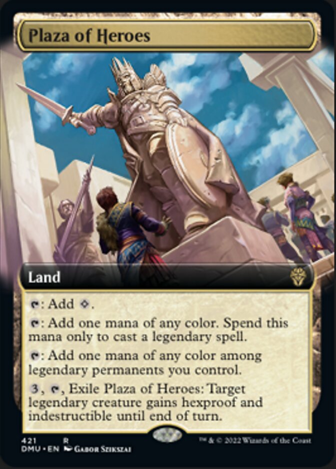 Plaza of Heroes (Extended Art) [Dominaria United] | Webway Games