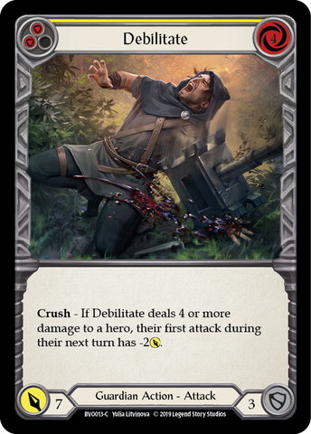Debilitate (Yellow) [BVO013-C] 1st Edition Normal