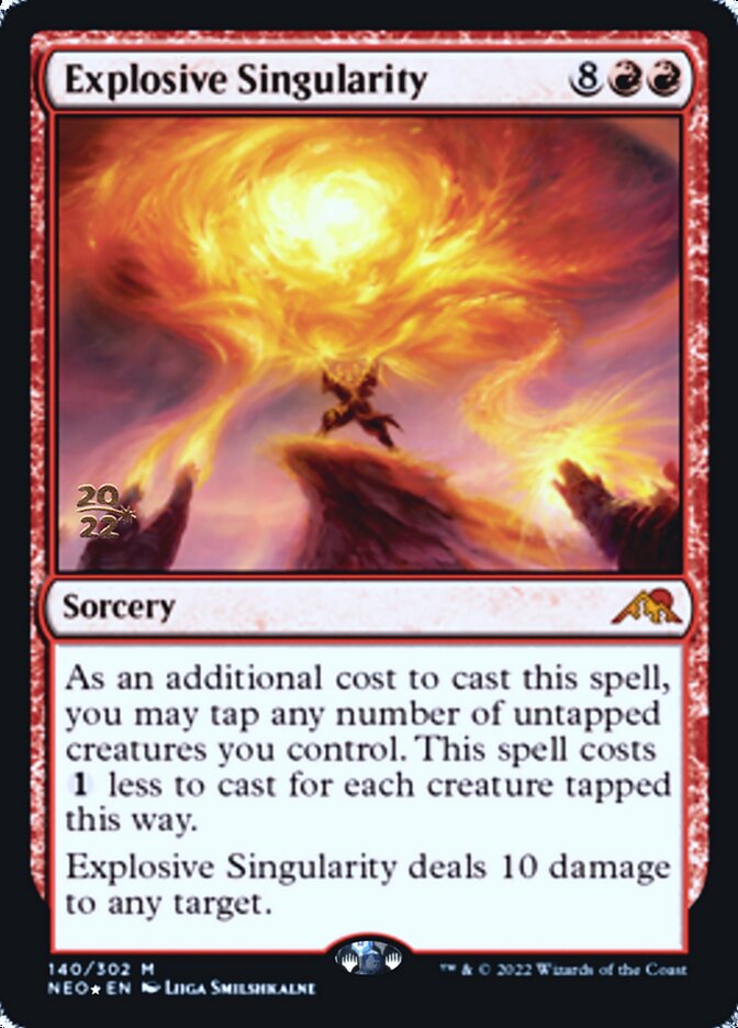 Explosive Singularity [Kamigawa: Neon Dynasty Prerelease Promos] | Webway Games