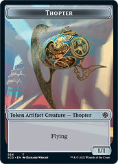 Cat Bird // Thopter Double-Sided Token [Starter Commander Decks] | Webway Games