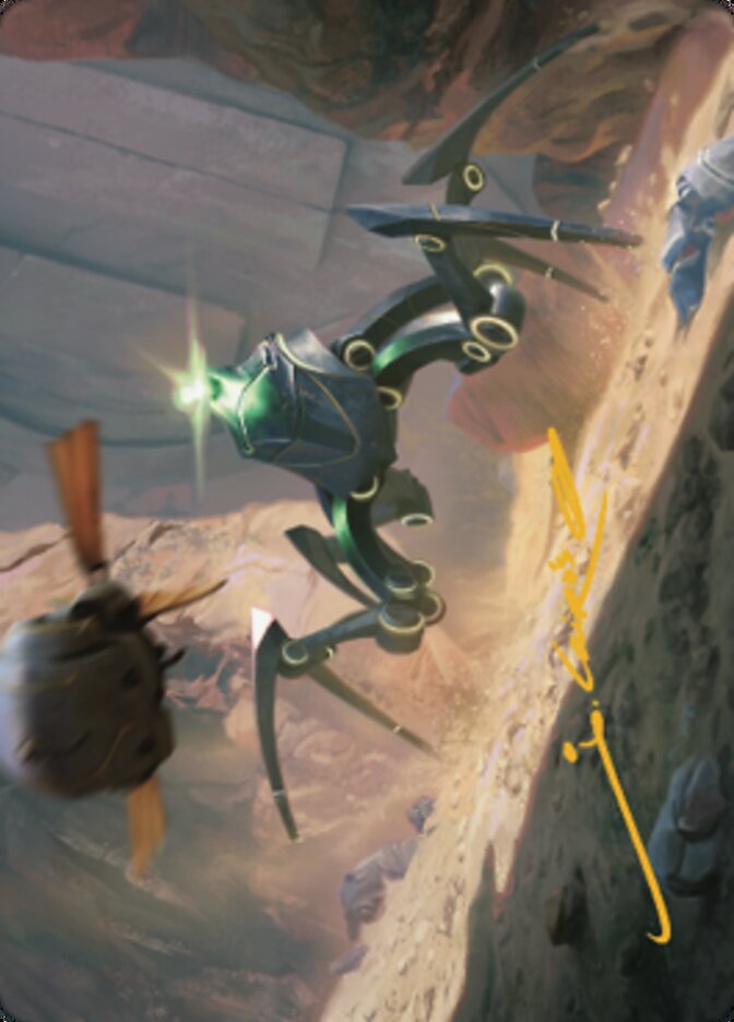 Thran Spider Art Card (Gold-Stamped Signature) [The Brothers' War Art Series] | Webway Games